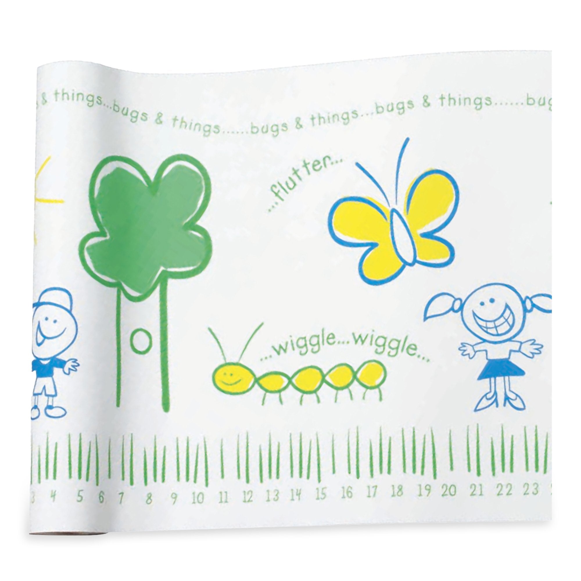 McKesson Smooth Table Paper, 18 Inch x 75 Yard, Print (Bugs and Things) 18-981518