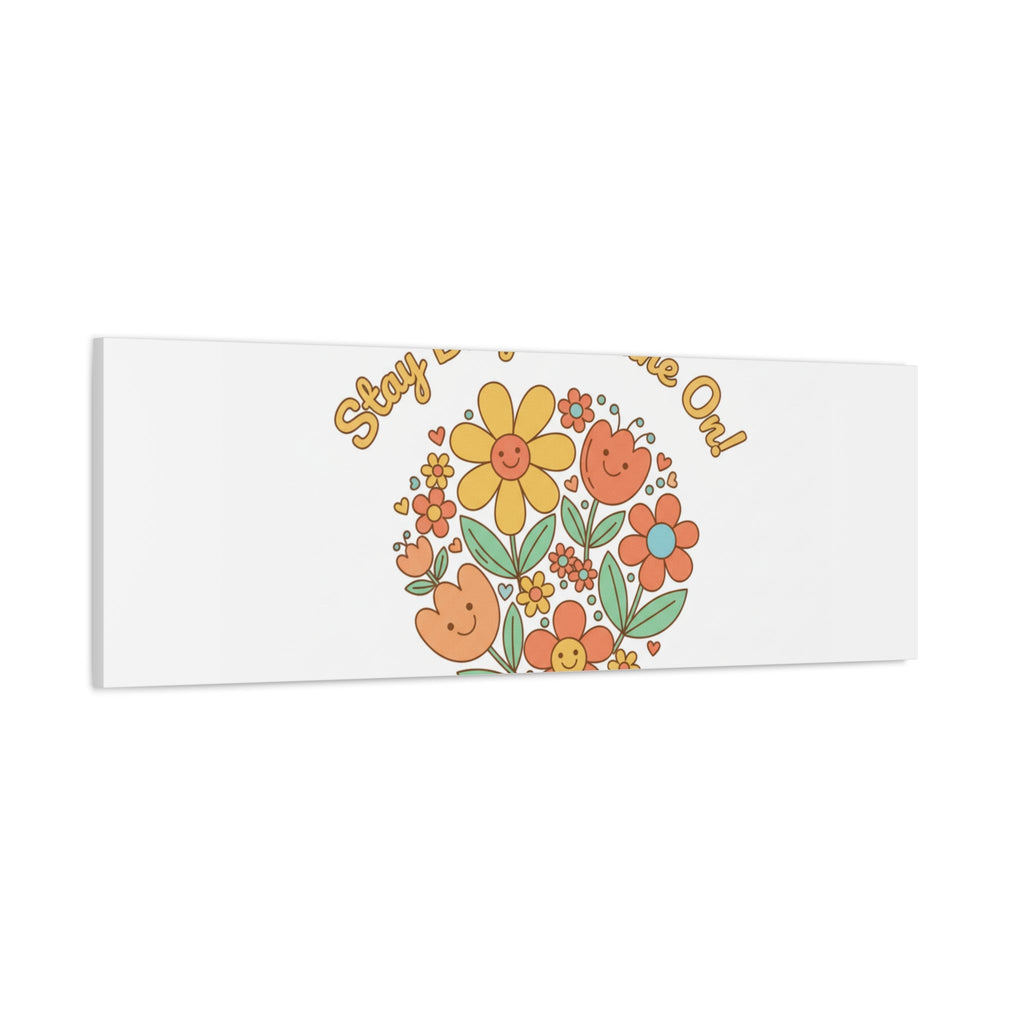 Stay Bright Shine On Canvas | Hopecore, Radical Optimism Wall Art
