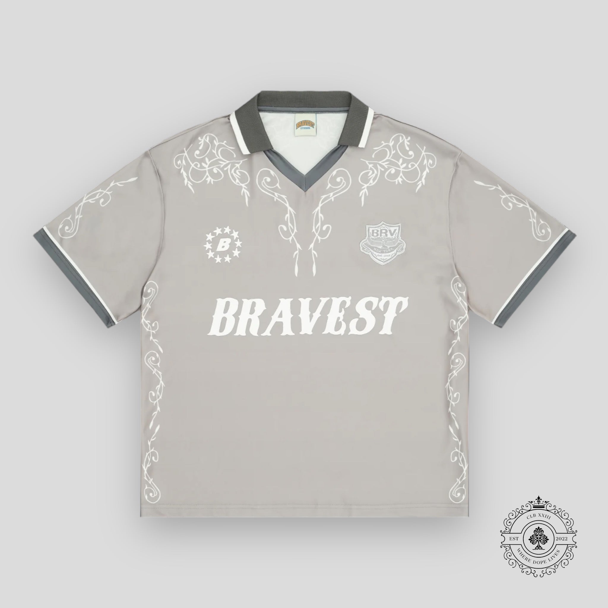 Bravest Studios Grey Western Jersey