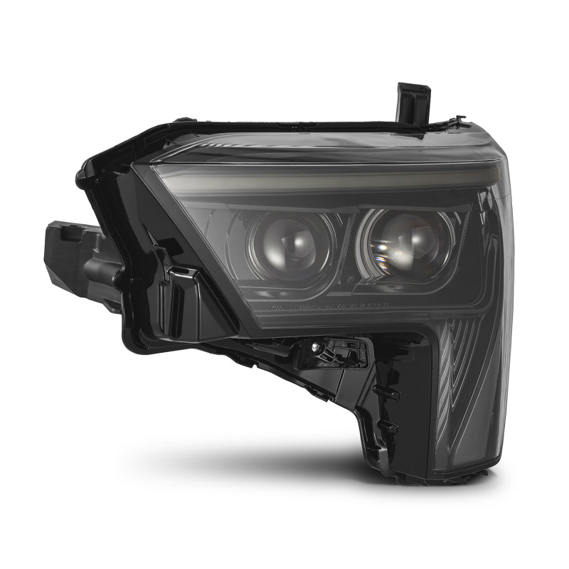AlphaRex 22-23 Toyota Tundra LUXX-Series Headlights Alpha-Blk w/White DRL - Req 810029 OR 810030 880863 *Discontinued