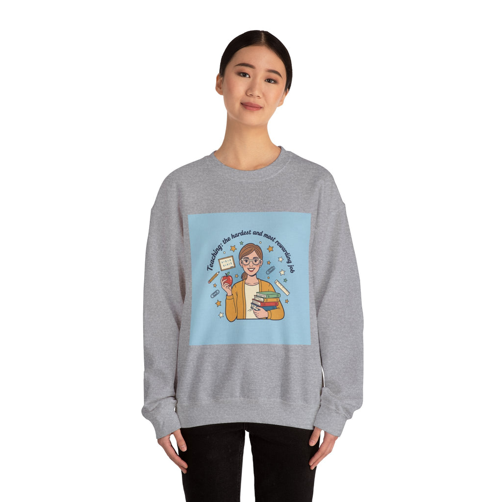 Teachers Life Crewneck Sweatshirt | Funny Teacher Gift