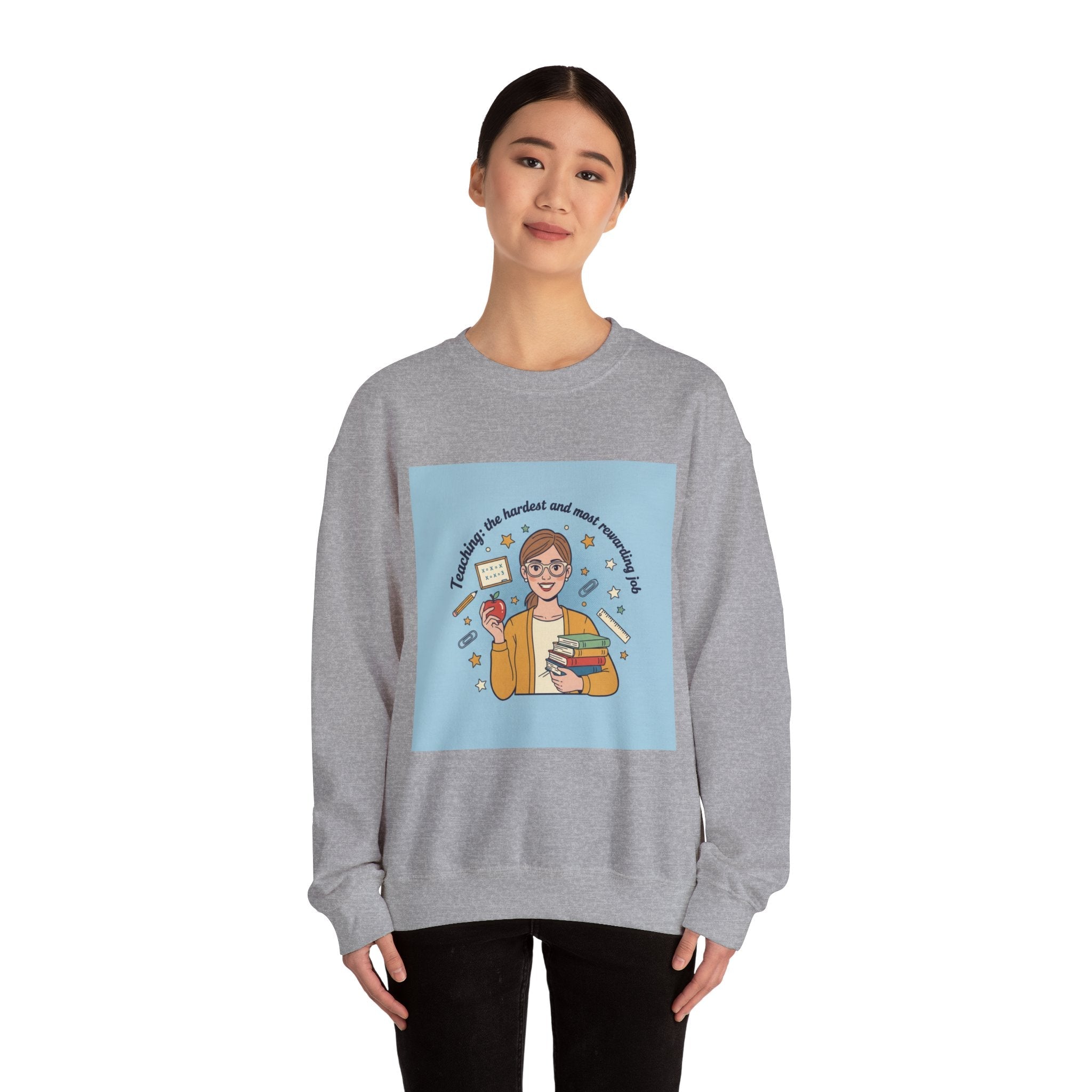 Teachers Life Crewneck Sweatshirt | Funny Teacher Gift