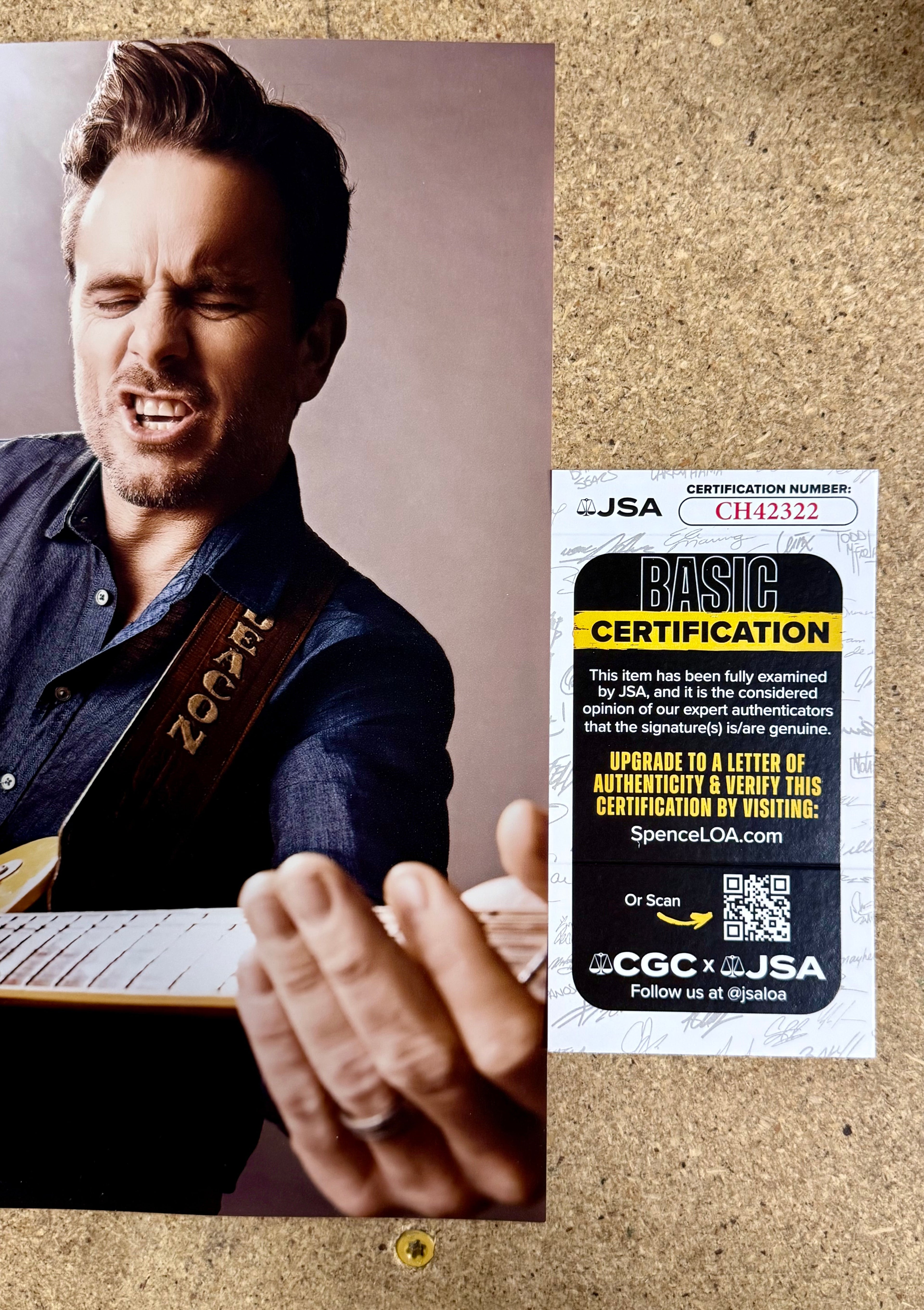Charles “Chip” Esten Signed Deacon Claybourne Nashville 8x10 Photo With JSA COA