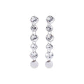 Jean Paul Gaultier Long Diamond Earrings Women