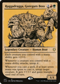 Raggadragga, Goreguts Boss (CLB-437) - Commander Legends: Battle for Baldur's Gate: (Showcase) Foil