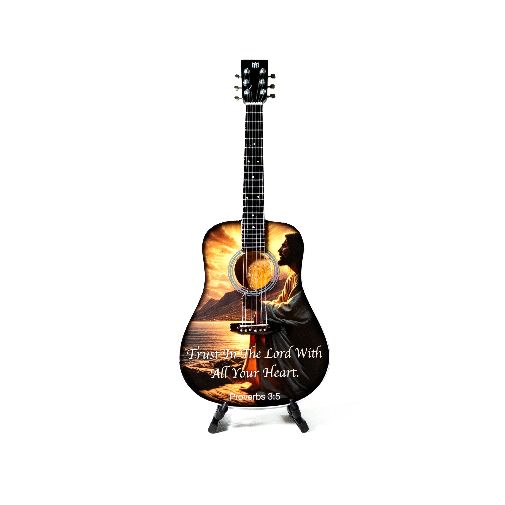 Proverbs 3:5 Miniature Guitar
