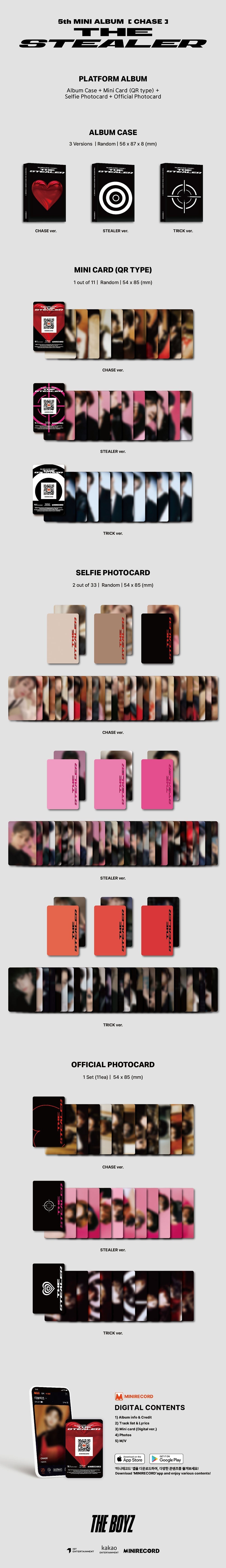 The Boyz 5th Mini Album - Chase (Platform Ver.)