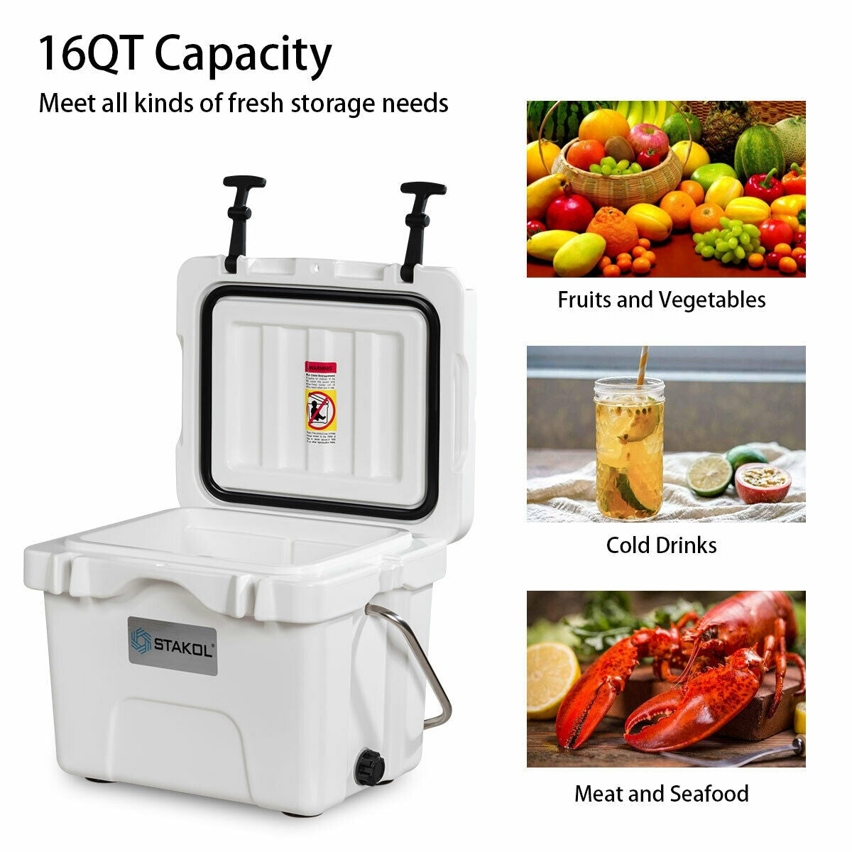 16 Quart 24-Can Capacity
