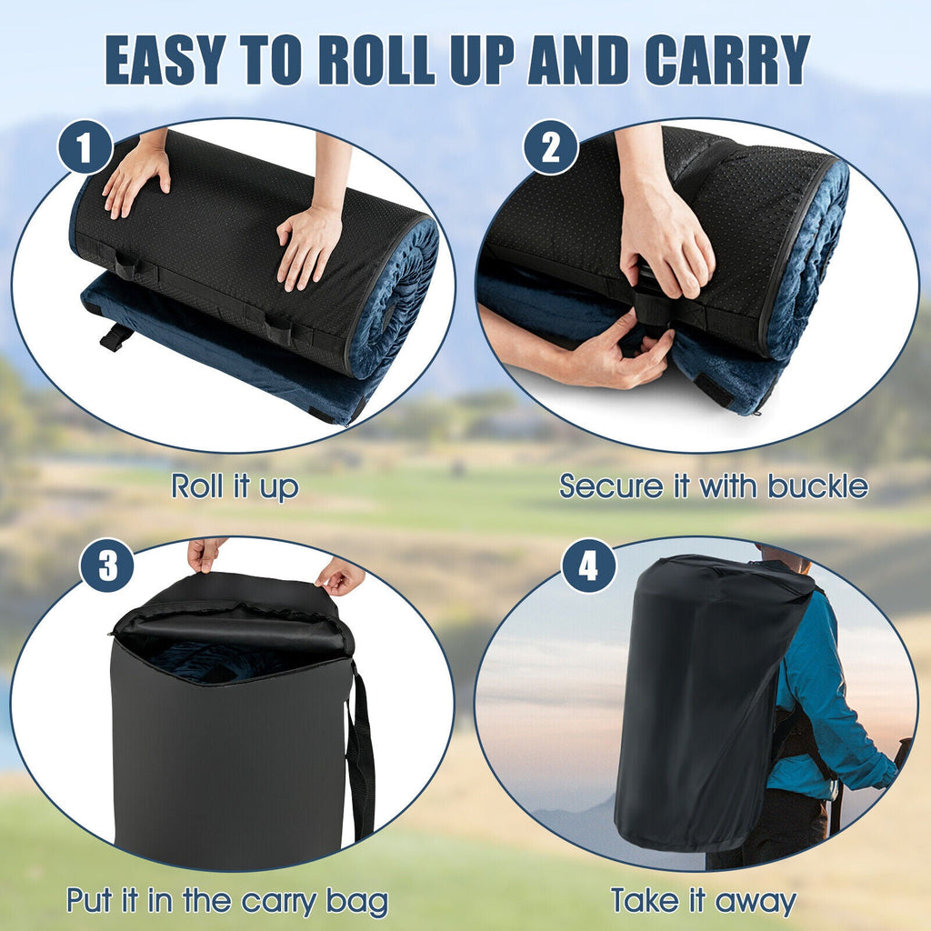 Lightweight Portable Memory Camping Mattress with Carrying Bag