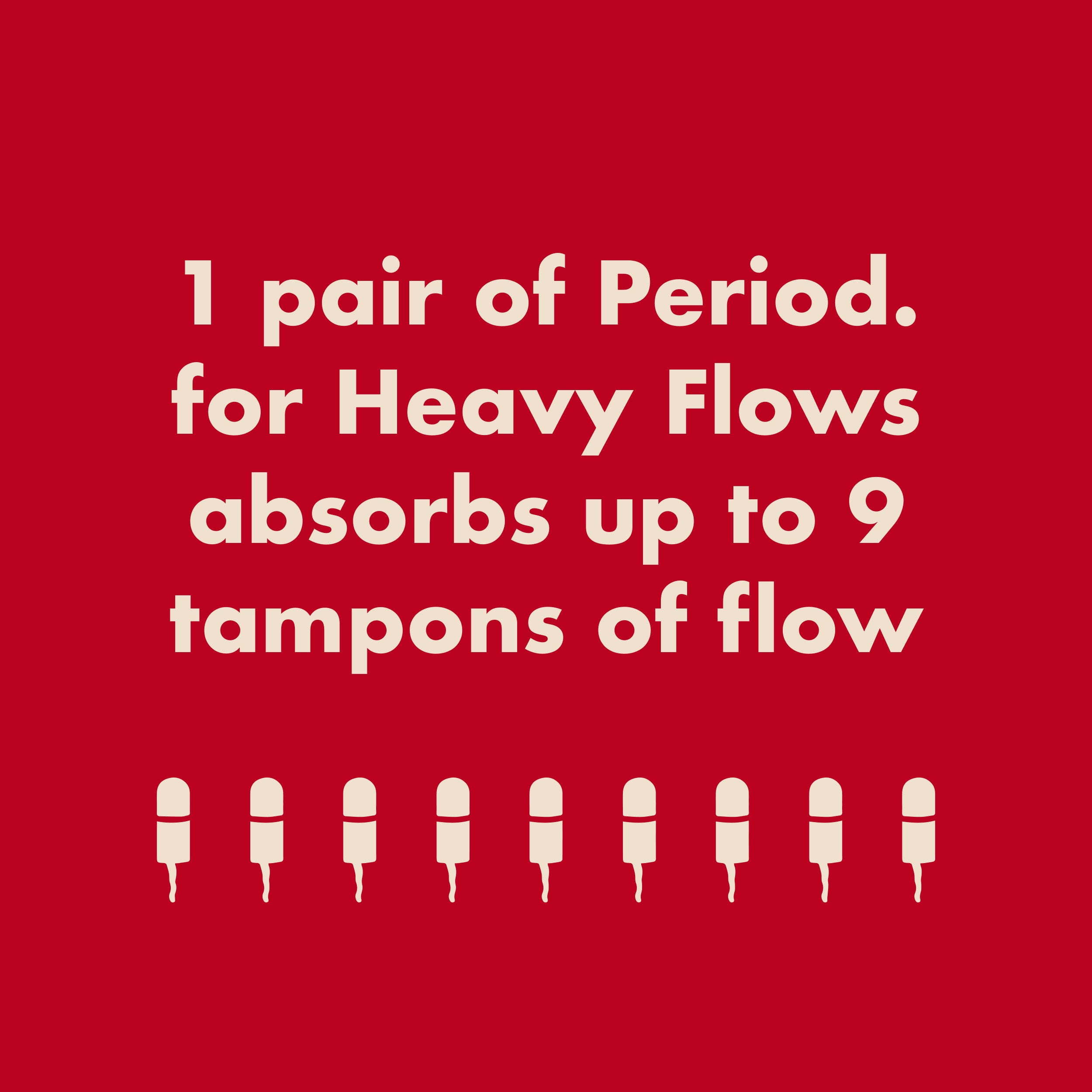 The High Waisted Period. in SportyStretch™ For Heavy Flows