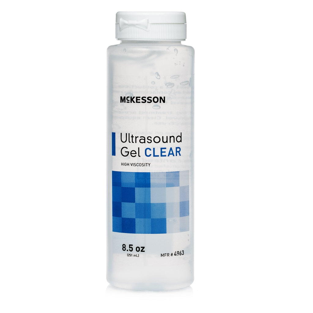McKesson Ultrasound Gel, Clear, 250 mL Bottle, Ultrasound and Laser Transmission 4963