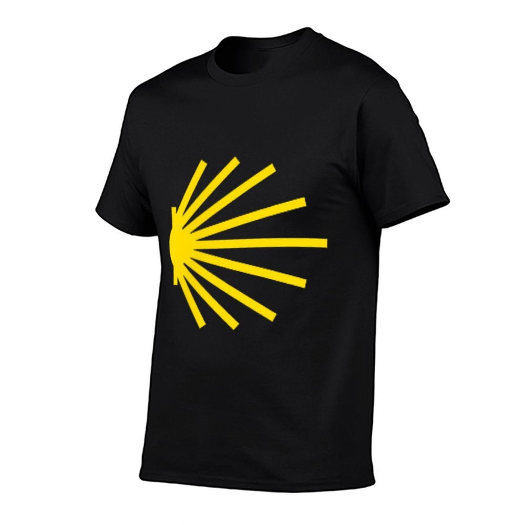 Camino De Santiago Scallop Shell Trail Symbol POCKET PATCH  Quick-drying T-Shirt