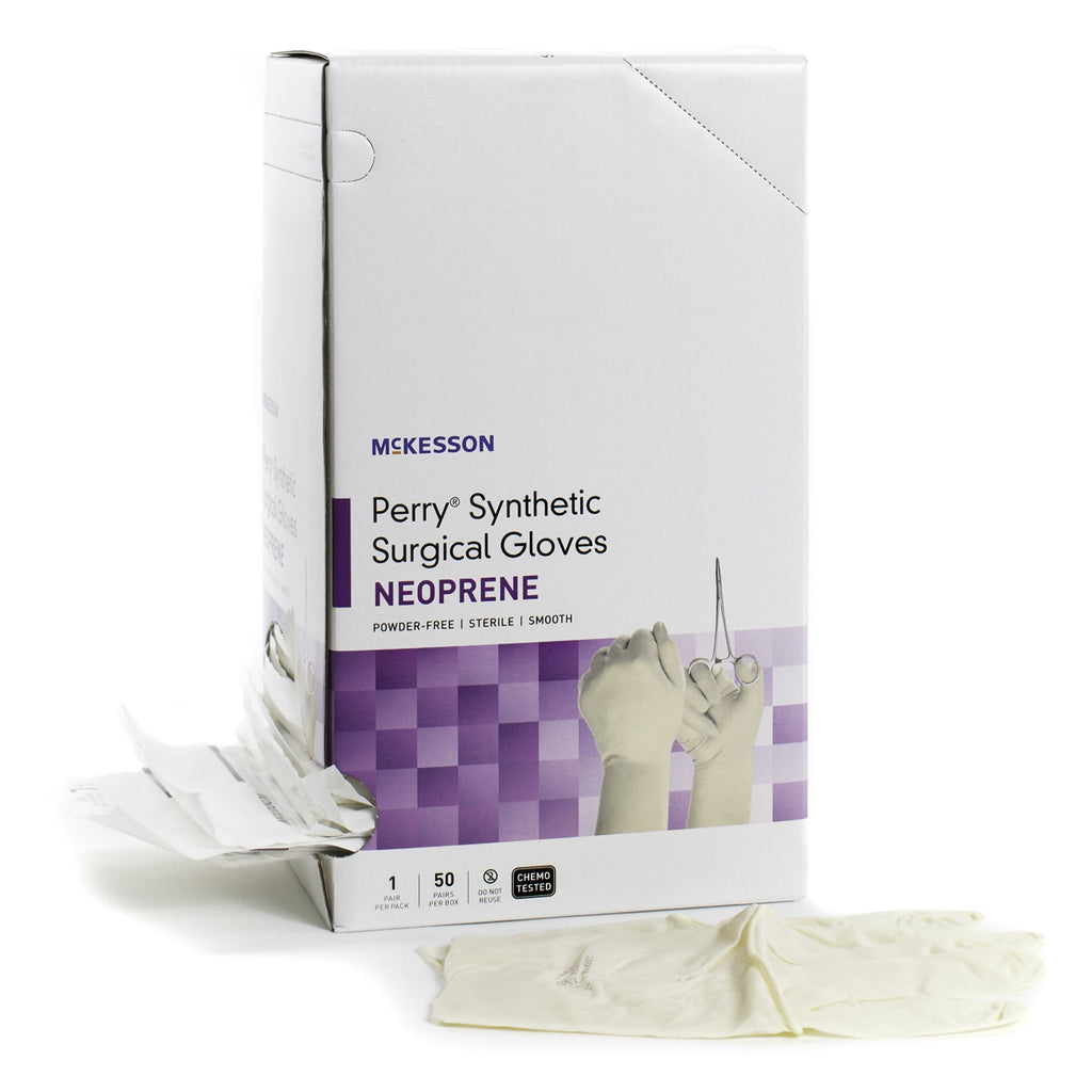McKesson Perry® Polychloroprene Surgical Glove, Size 9, Cream 20-2690N
