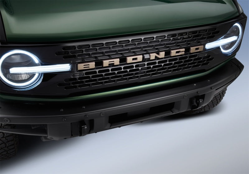 Ford Racing 2021+ Bronco Grille Lettering Overlay Kit - Bronze M-1447-BLBR