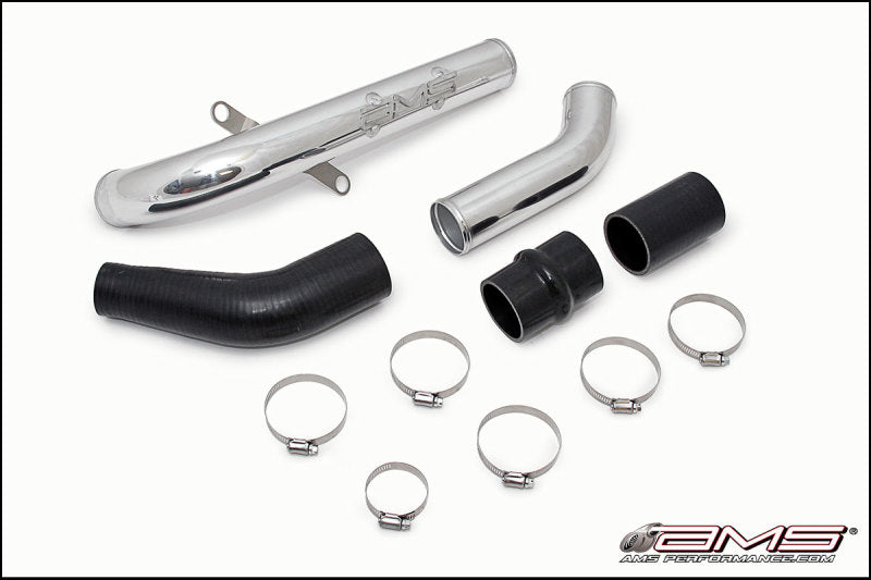 AMS Performance 08-15 Mitsubishi EVO X Upper I/C Pipe - Polished AMS.04.09.0002-1