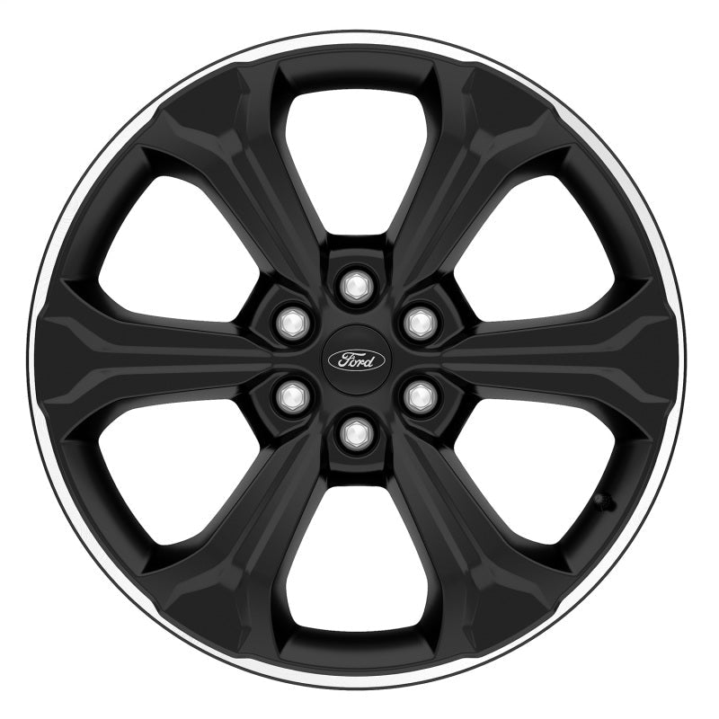 Ford Racing 15-23 F-150 22in Wheel Kit - Black w/Machined Face M-1007K-S2295B
