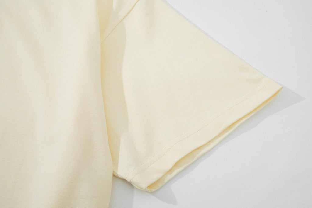 Gucci T-Shirt Without Collar ''Beige-Orange