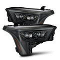 AlphaRex 22-23 Toyota Tundra LUXX-Series Headlights Alpha-Blk w/White DRL - Req 810029 OR 810030 880863 *Discontinued
