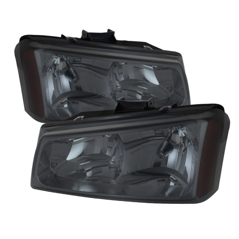 SPYDER Xtune Chevy Silverado 1500/2500/3500 03-06 Crystal Headlights Smoke HD-JH-CSIL03-SM-AM 5072269