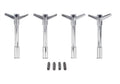 Ford Valve Cove Bolt Kit 4pk Chrome w/Ford Logo FRD302-325