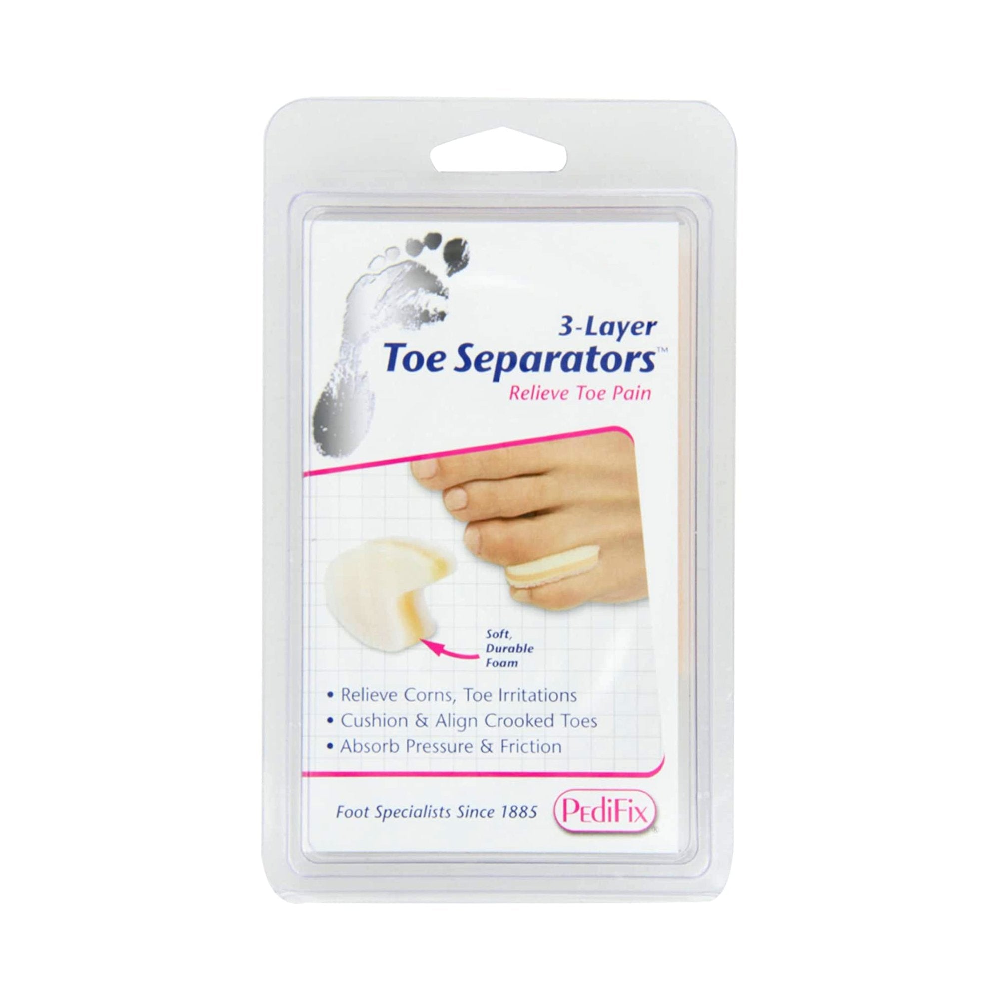 PediFix 3-Layer Toe Separators™ Toe Spacer, Large 8130-L
