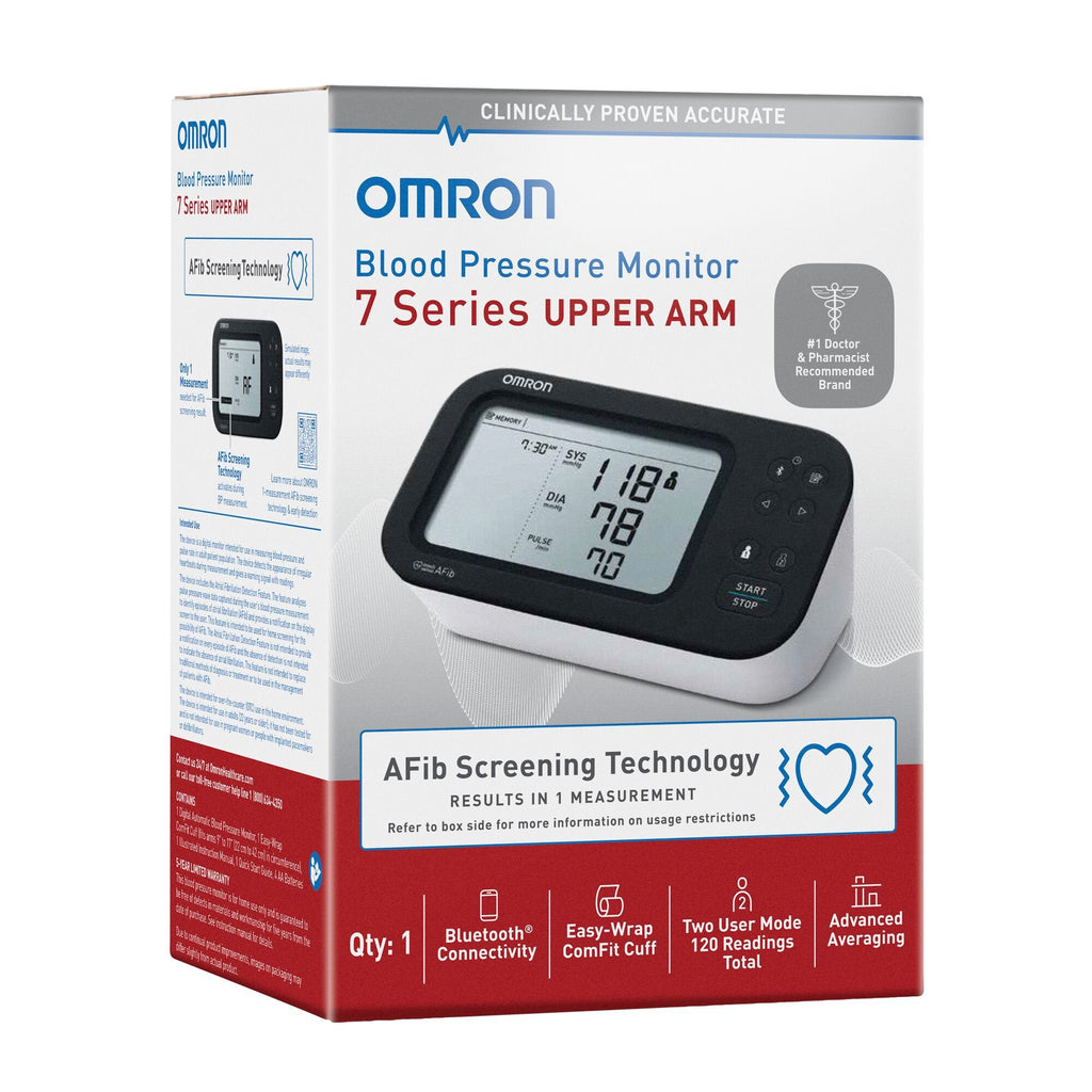 Digital Blood Pressure Monitor Omron 7 Series® Adult Cuff Nylon Cuff 9 to 17 Inch Desk Model BP7360