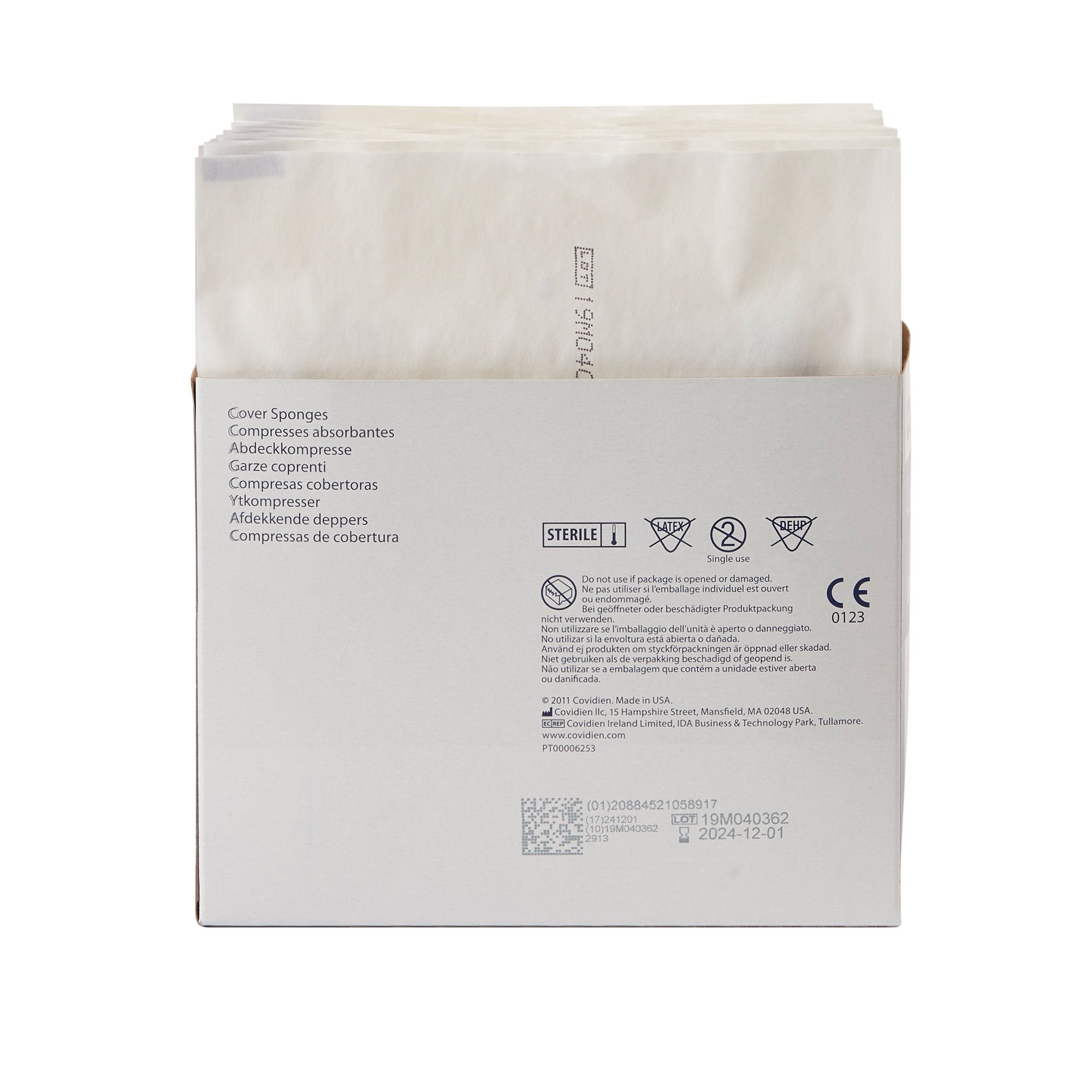 Curity™ Sterile Nonwoven Sponge, 4 x 4 Inch, 4-Ply 2913