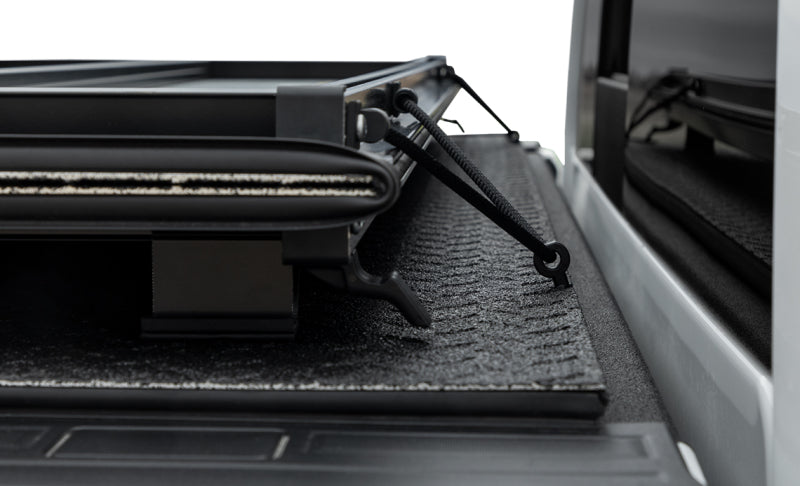 Access LOMAX Pro Series Tri-Fold Cover 2020 Jeep Gladiator 5ft (w/ Trail Rail) Box Diamond Plate B0070029