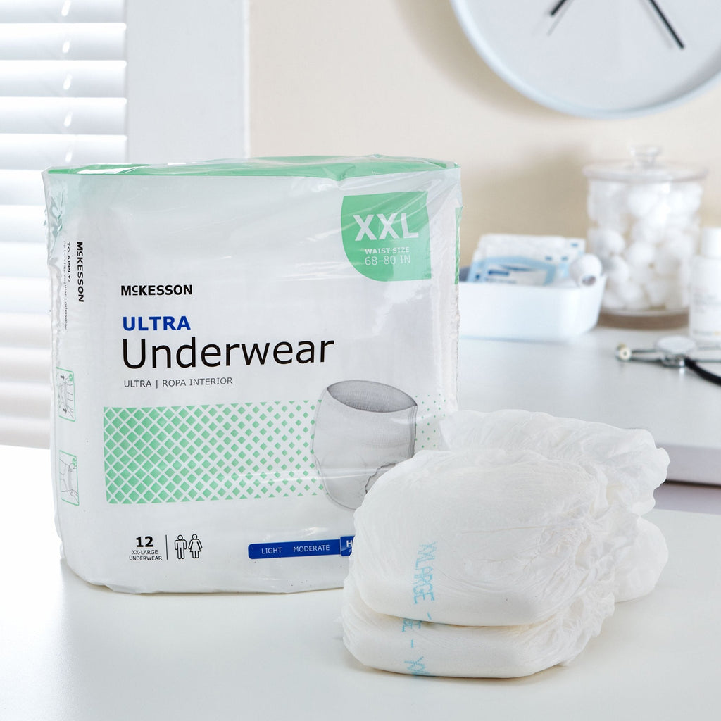 McKesson Ultra Heavy Absorbent Underwear, 2X-Large UWBXXL