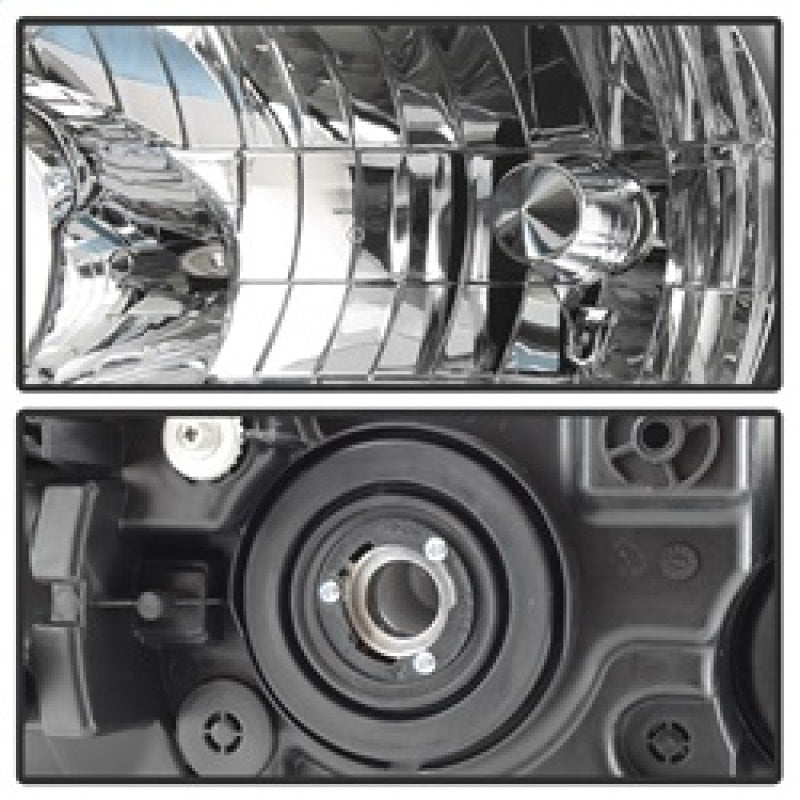SPYDER Xtune Toyota Highlander 04-06 (Non Hybrid Models) OEM Style Headlights Chrome HD-JH-THIGH04-AM-C 9039157