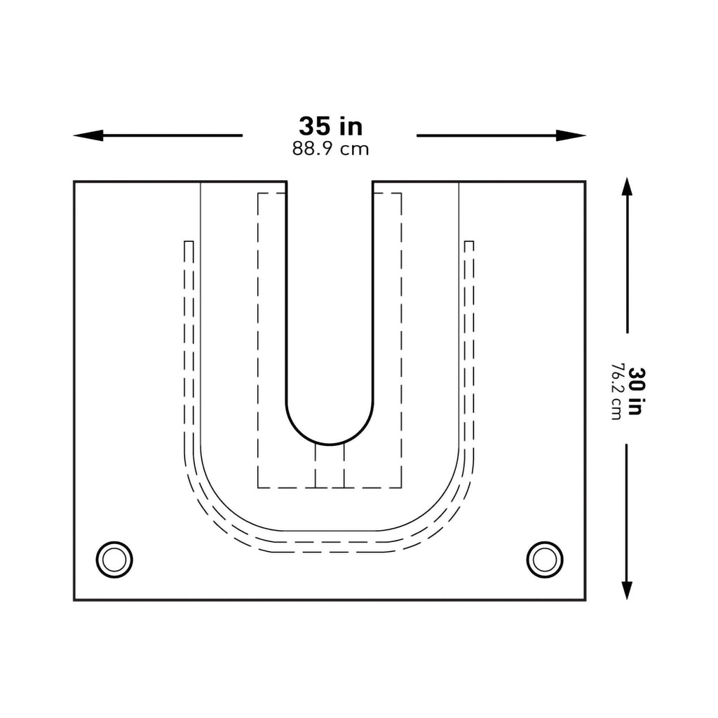 McKesson Sterile U-Drape with Pouch, 35 x 30 Inch 183-I80-09169-S