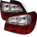 SPYDER Subaru Impreza WRX/Sti 02-03 4Dr (Not Fit Wagon)LED Tail Lights Red Clear ALT-YD-SI01-LED-RC 5007230