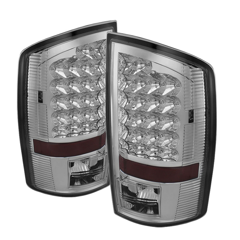 SPYDER Xtune Dodge Ram 07-08 1500 / Ram 07-09 2500/3500 LED Tail Lights Chrome ALT-JH-DR07-LED-C 5073020
