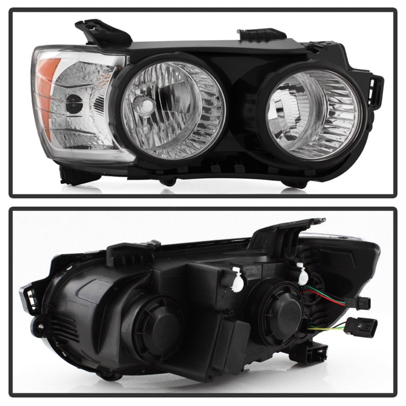 SPYDER xTune 12-15 Chevy Sonic Passenger Side Halogen Headlight - Black OEM Right (HD-JH-CSON12-BK-R) 9943195