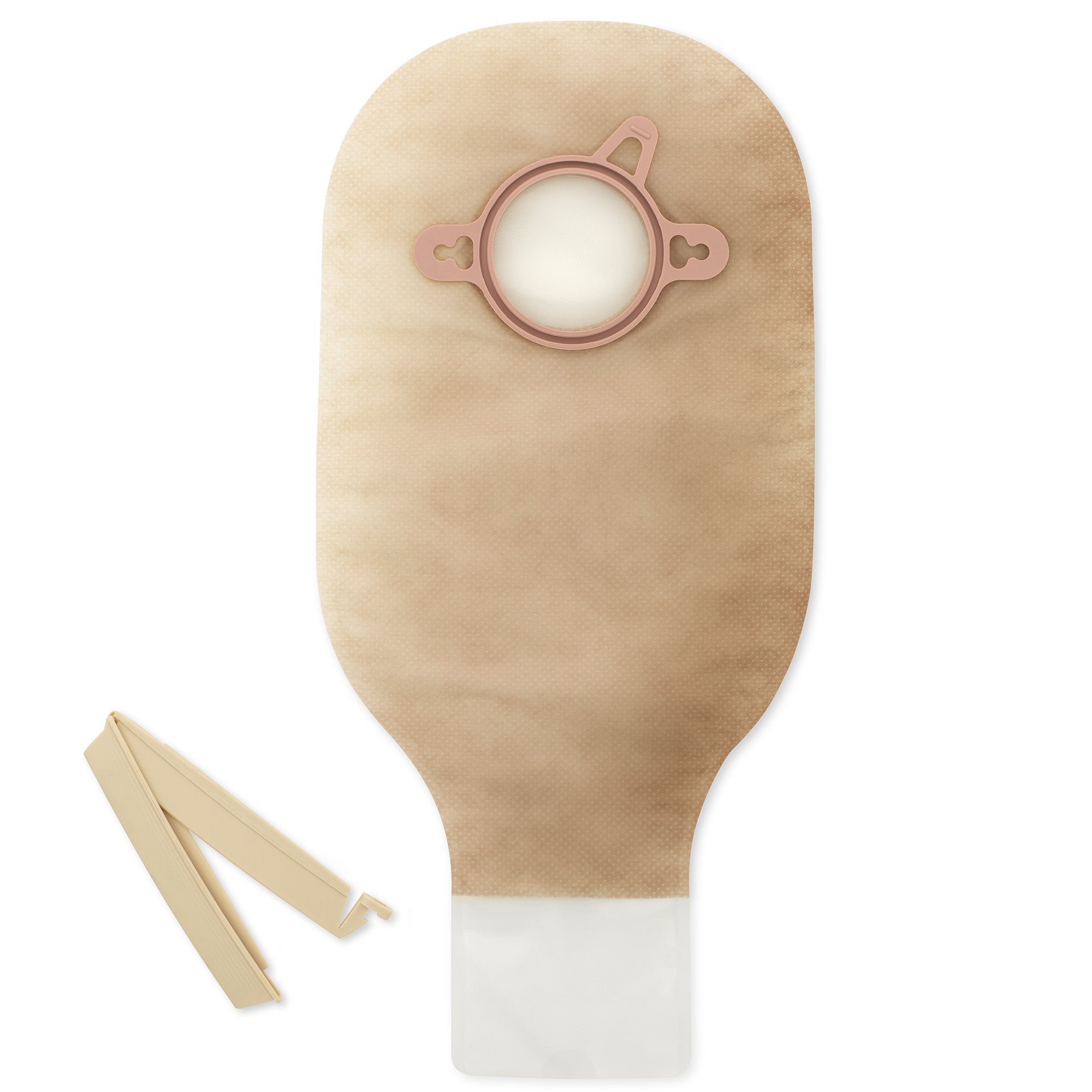 New Image™ 2-Piece Ultra-Clear Ostomy Pouch, Pre-cut to Fit 44 mm, Green Match 18172