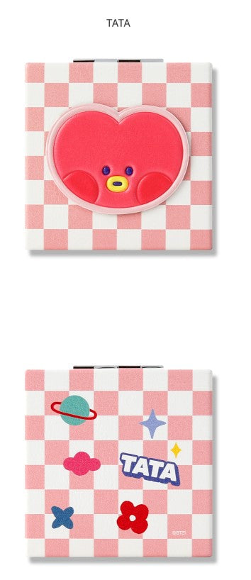 BT21 Minini Leather Patch Mirror