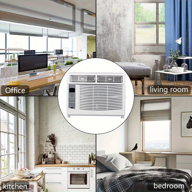 6000/ 8000/ 10000/ 12000/ 14000 BTU Window Air Conditioner with WiFi, Remote & App Control, Timer Function & Easy Install Kit, 115V/ 60Hz