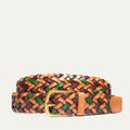 Tri-Color Braided Belt