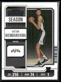 2023-24 Panini Contenders Season Ticket Retail Victor Wembanyama Rookie #11