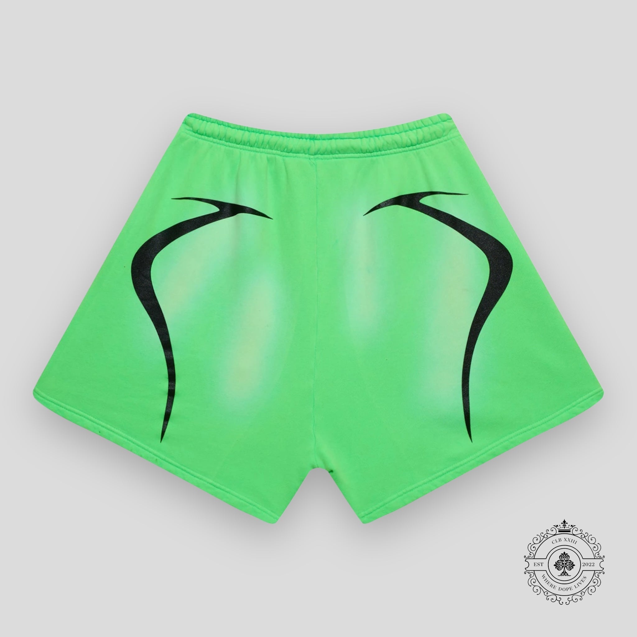 Hellstar Warm Up Shorts "Neon Green"