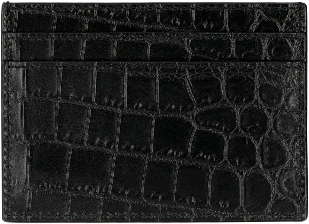 SAINT LAURENT Mini Leather Wallet for Men