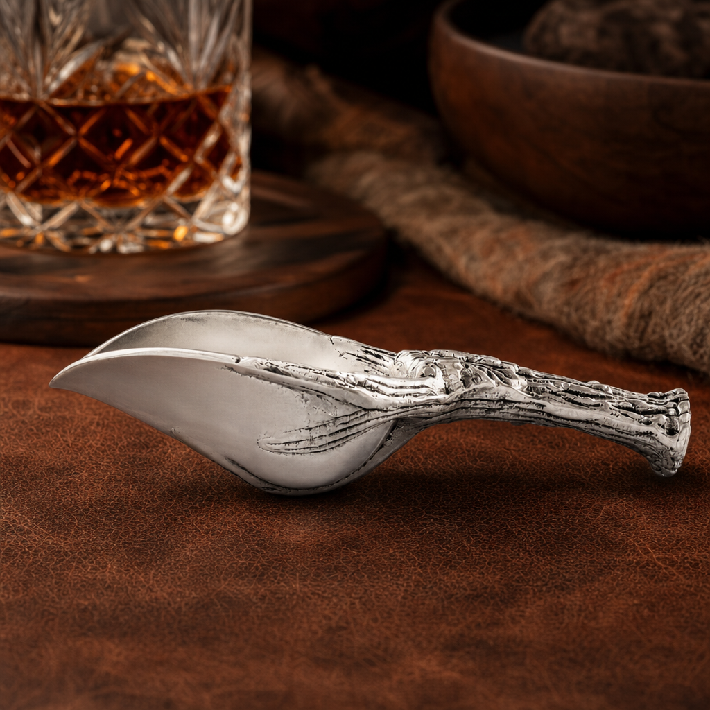 Antler and Oak Leaf Ice Scoop