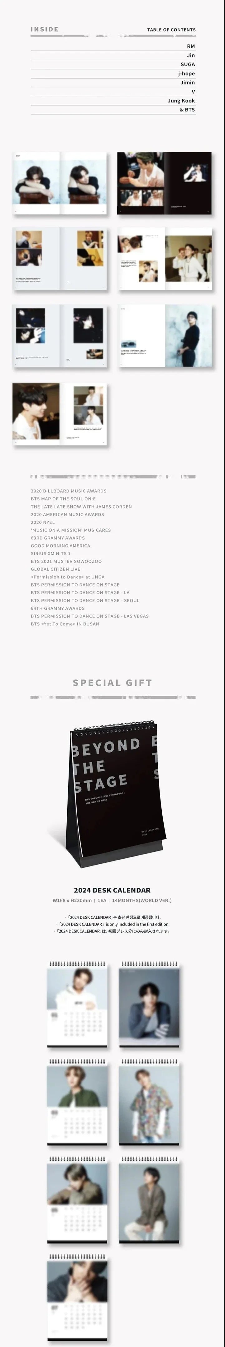 BTS Beyond The Stage BTS Documentary Photobook The Day We Meet