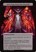 Dark Wings Bring Your Downfall (A:DSC-332) - Duskmourn: House of Horror Commander