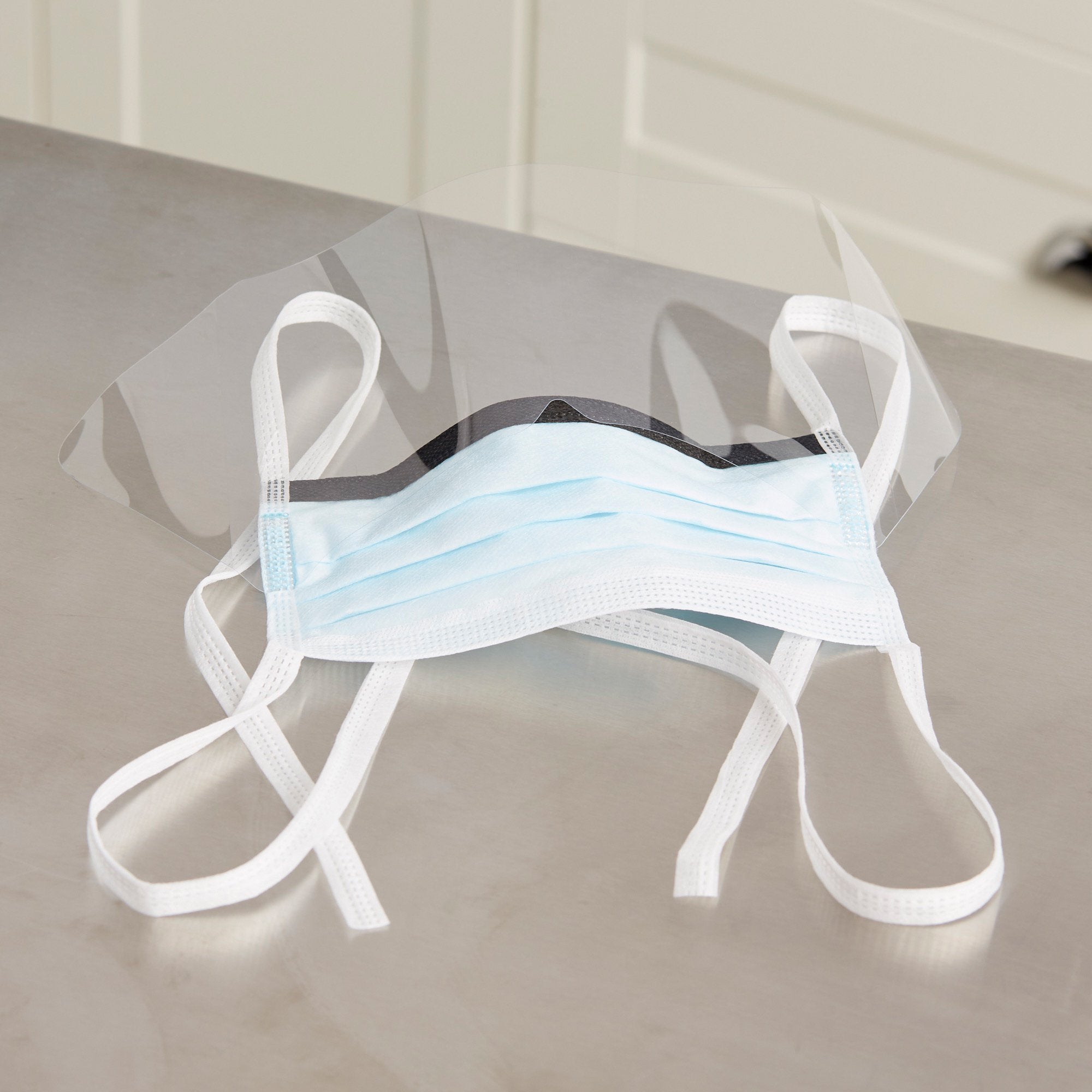 McKesson Surgical Mask with Eye Shield 91-1600