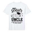 2027 Senior Soccer Uncle Proud T-Shirt - Casual Everyday Wear Unisex