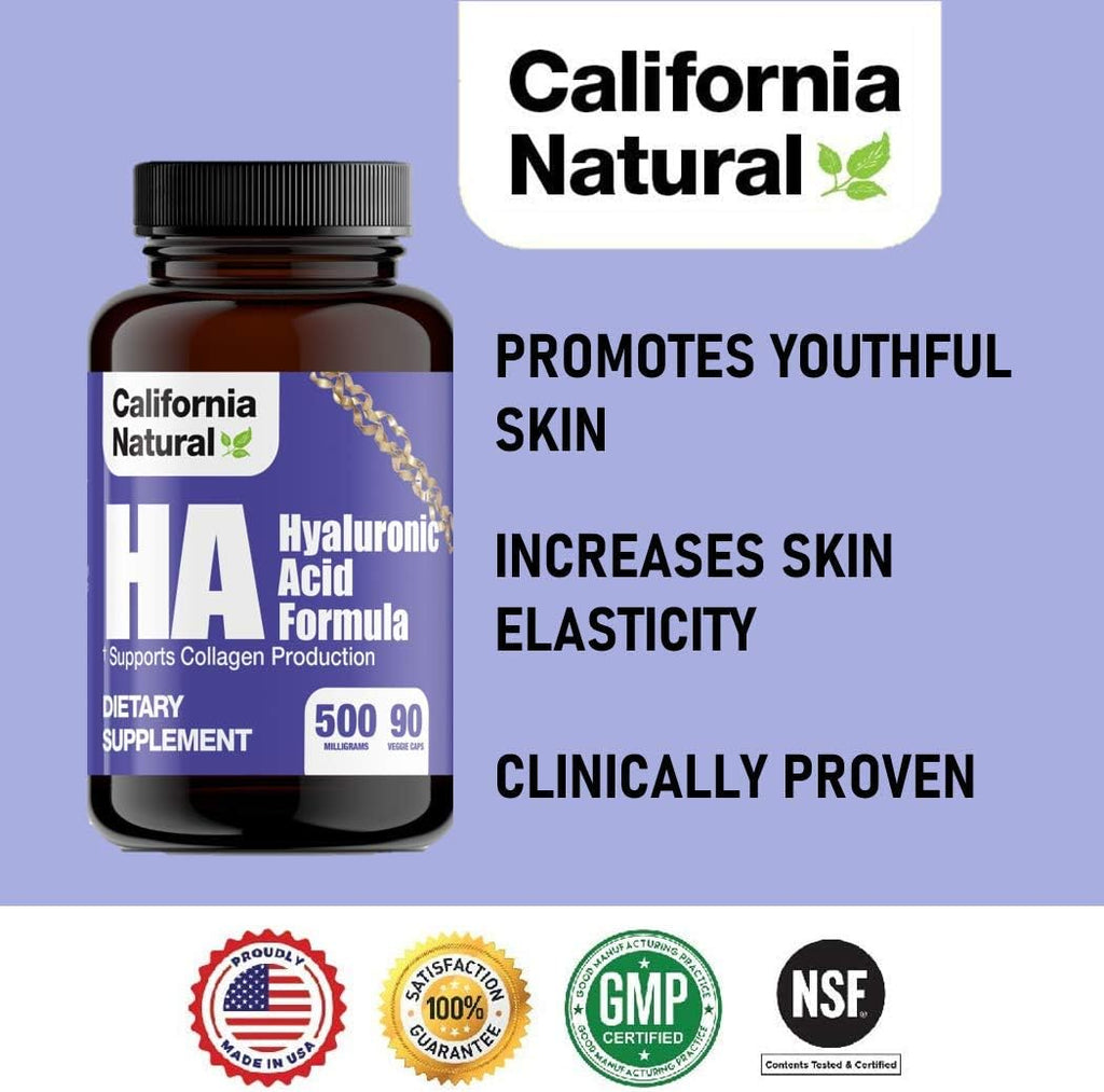 California Natural Hyaluronic Acid Formula - 90 Count