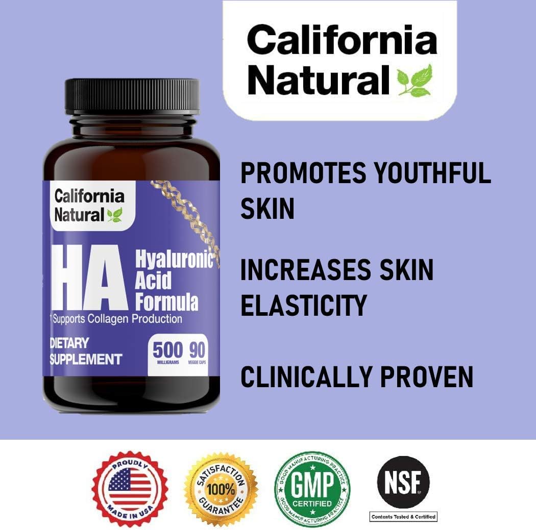 California Natural Hyaluronic Acid Formula - 90 Count