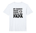 Mens My Favorite Soccer Player Calls Me T-Shirt - Graphic Print Unisex