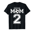 Number 2 Custom Proud Soccer Futbol Mom T-Shirt - Graphic Print Men Women
